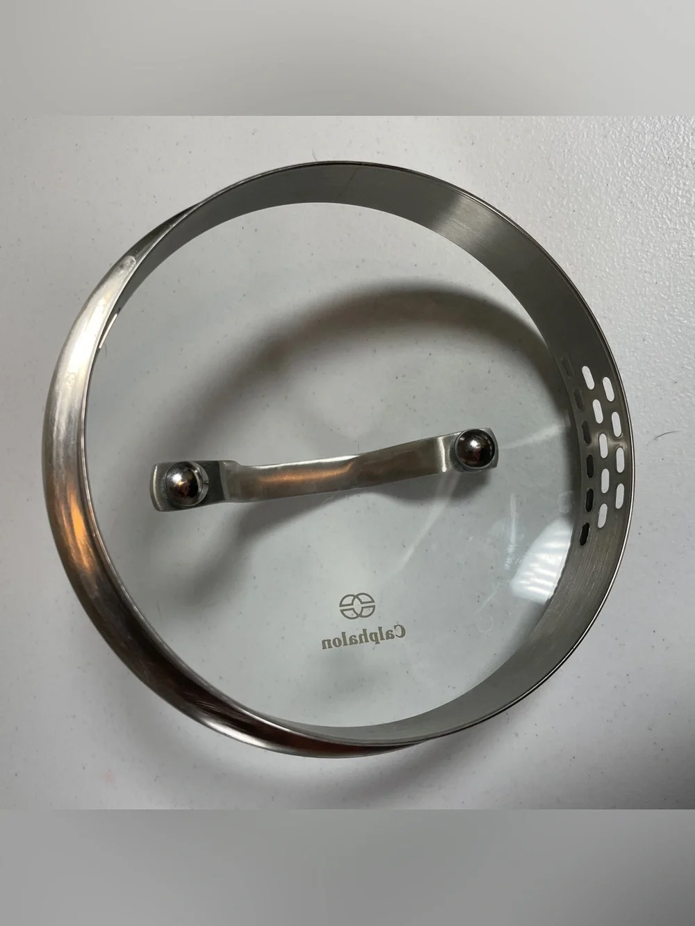 Calphalon Stainless Steel and Clear Glass Lid 5 1/2” *Lid ONLY*